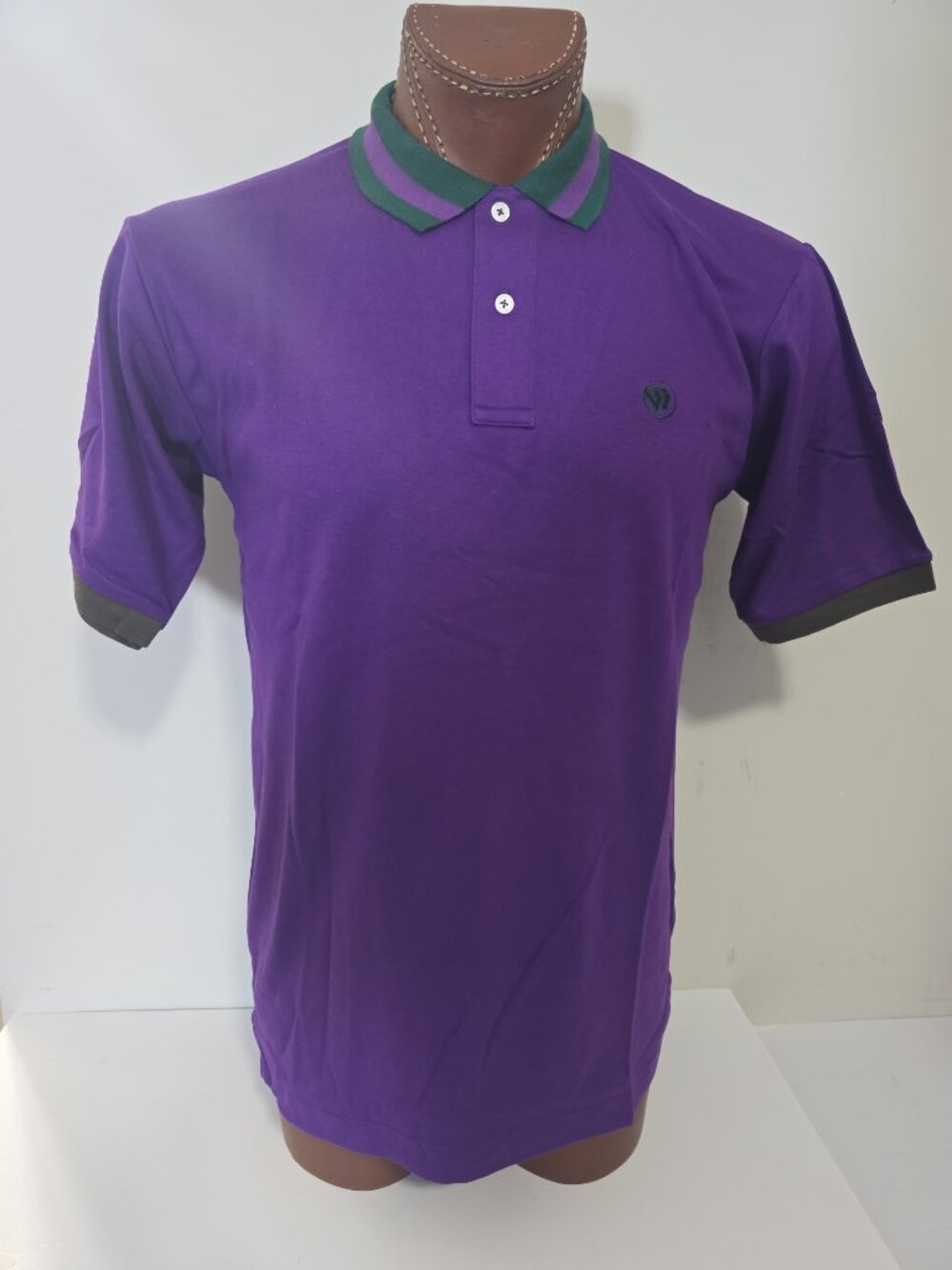 Wimbledon All England Lawn Tennis Shirt Large Purple